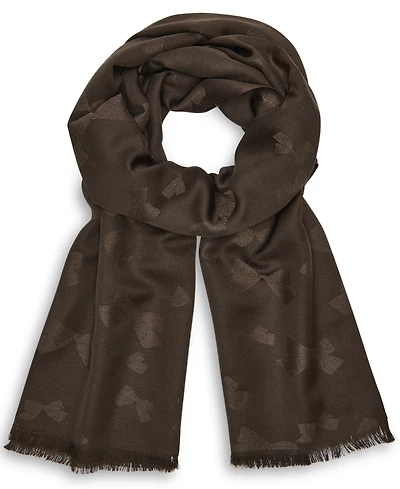 Karl Lagerfeld Paris Pashmina Bow Lurex Wrap