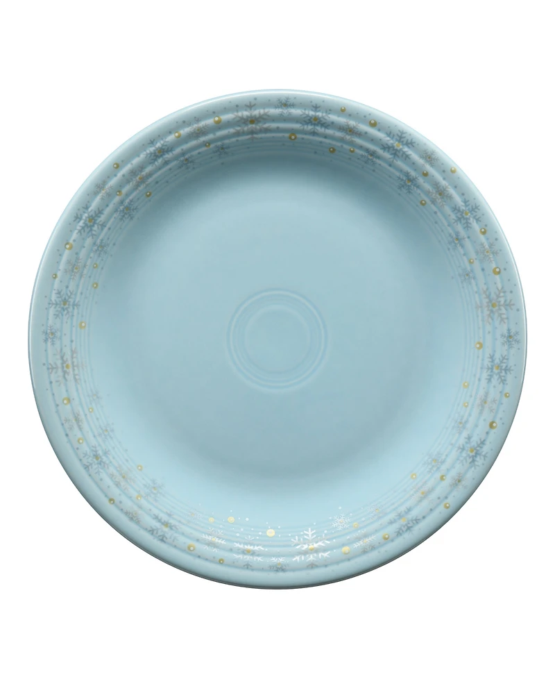 Fiesta Snowflakes Classic Rim Dinner Plates, Set of 4, Exclusively at Macy's
