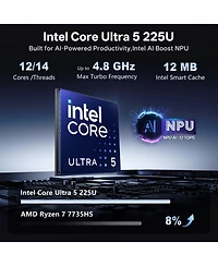 Hp 17.3" Business Copilot Ai Laptop, More WorkspaceandAI Task, Core Ultra 5 225U, Intel Graphics, 16GB DDR5, 1TB Ssd, Wi-Fi 6, Win11 Home, Black