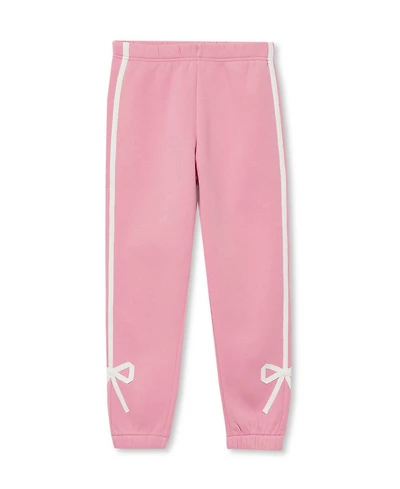 Lands' End Girls Fleece Bow Joggers