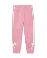 Lands' End Girls Fleece Bow Joggers