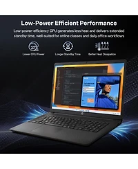 Hp 17.3" Business Copilot Ai Laptop, More WorkspaceandAI Task, Core Ultra 5 225U, Intel Graphics, 16GB DDR5, 1TB Ssd, Wi-Fi 6, Win11 Pro, Black