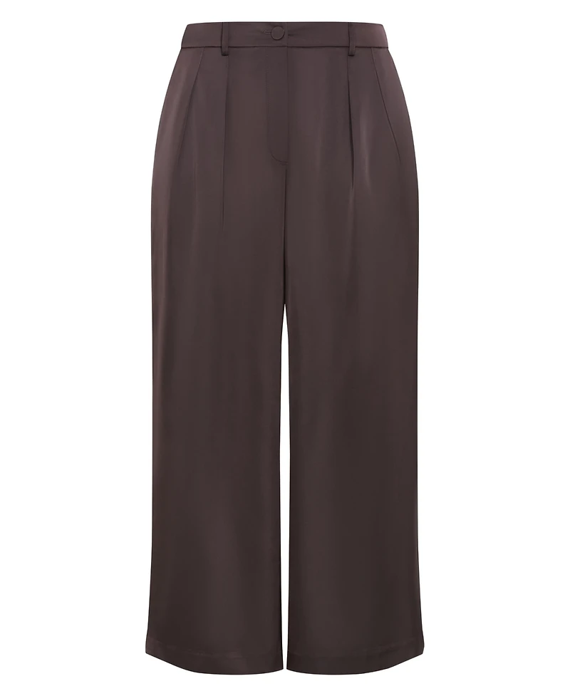 City Chic Women's Rylie Satin Palazzo Pant