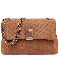 Karl Lagerfeld Paris Lafayette Leather Large Shoulder Handbag