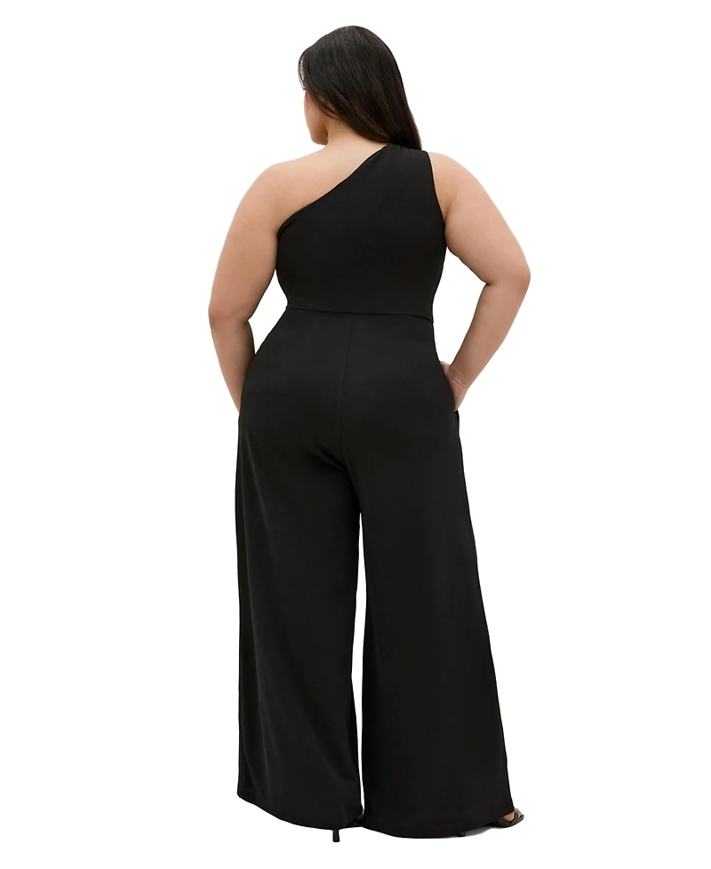 City Chic Women's Amber One Shoulder Jumpsuit