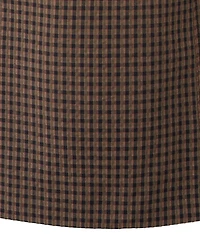 Mango Women's Gingham Check Cottoned Dress