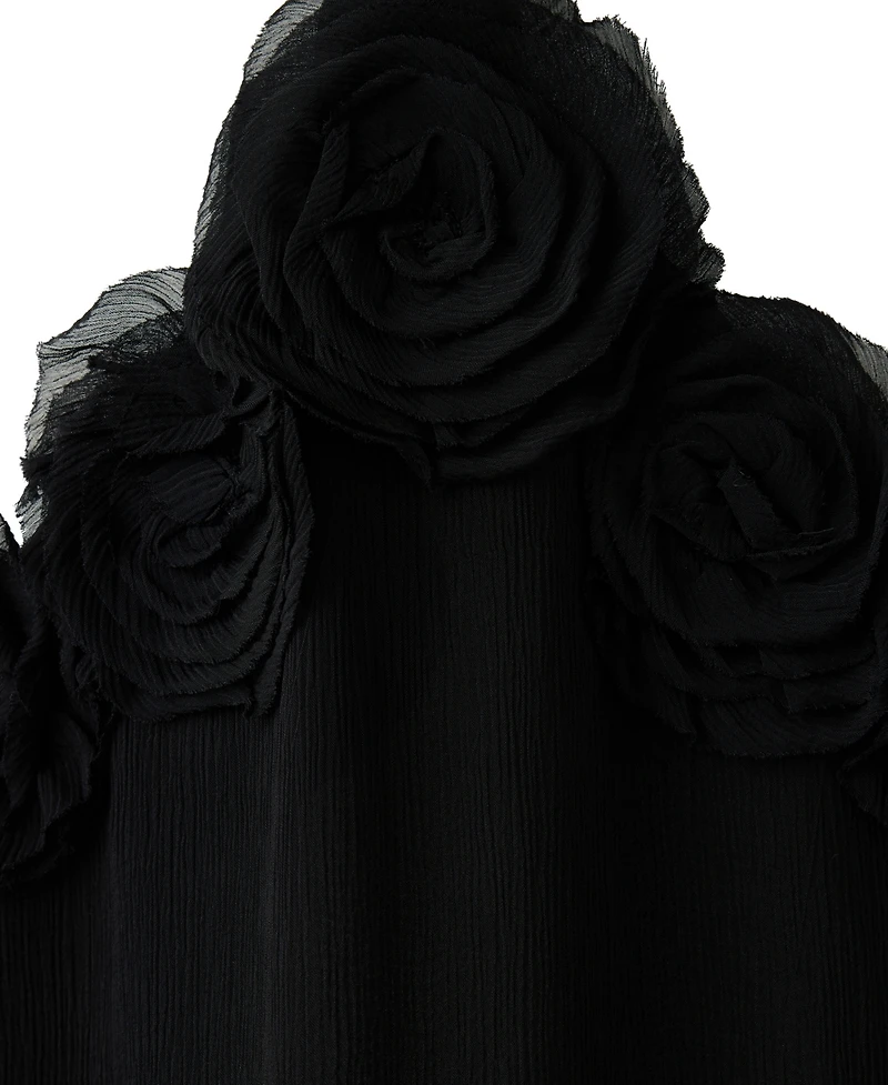 Mango Women's Floral Detail Halter Dress
