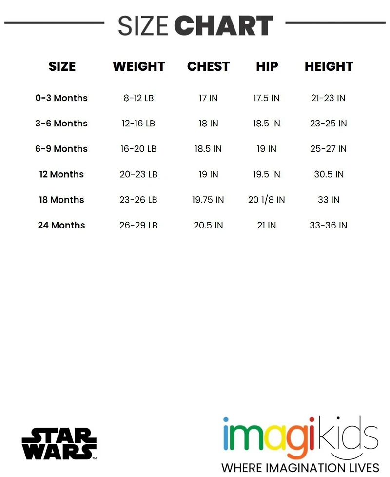 Starwars Baby Boys Star Wars The Mandalorian Darth Vader R2-D2 Cosplay Bodysuit and Hat Set Newborn to