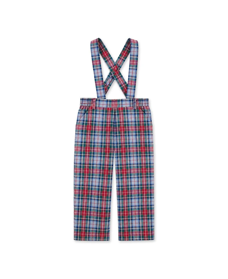 Florence Eiseman Toddler Boys' 2T-5T I'm Plaid About You Removable Suspenders Pull-On Pants