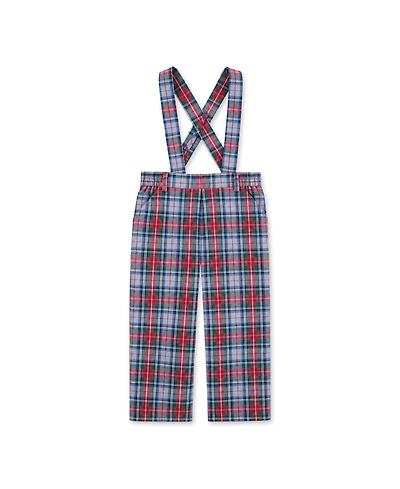 Florence Eiseman Toddler Boys' 2T-5T I'm Plaid About You Removable Suspenders Pull-On Pants