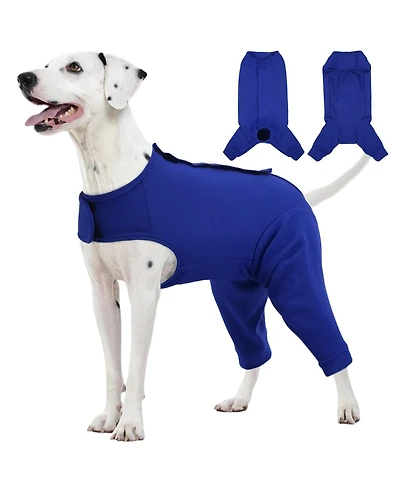 Rear Leg Recovery Onesie Surgical Suit for Dogs, Post-Surgery Wound Protection Bodysuit