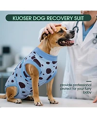 Soft Stretch Recovery Suit for Dogs, Post-Op and Surgical Protective Bodysuit, E-Collar Alternative
