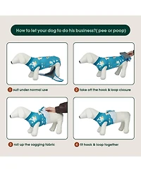 Breathable Stretch-Knit Post-Surgery Recovery Onesie for Dogs