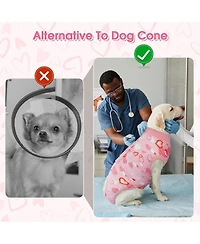 High-Elastic Protective Recovery Onesie Suit for Dogs and Cats, Post-Surgery Comfort Wear