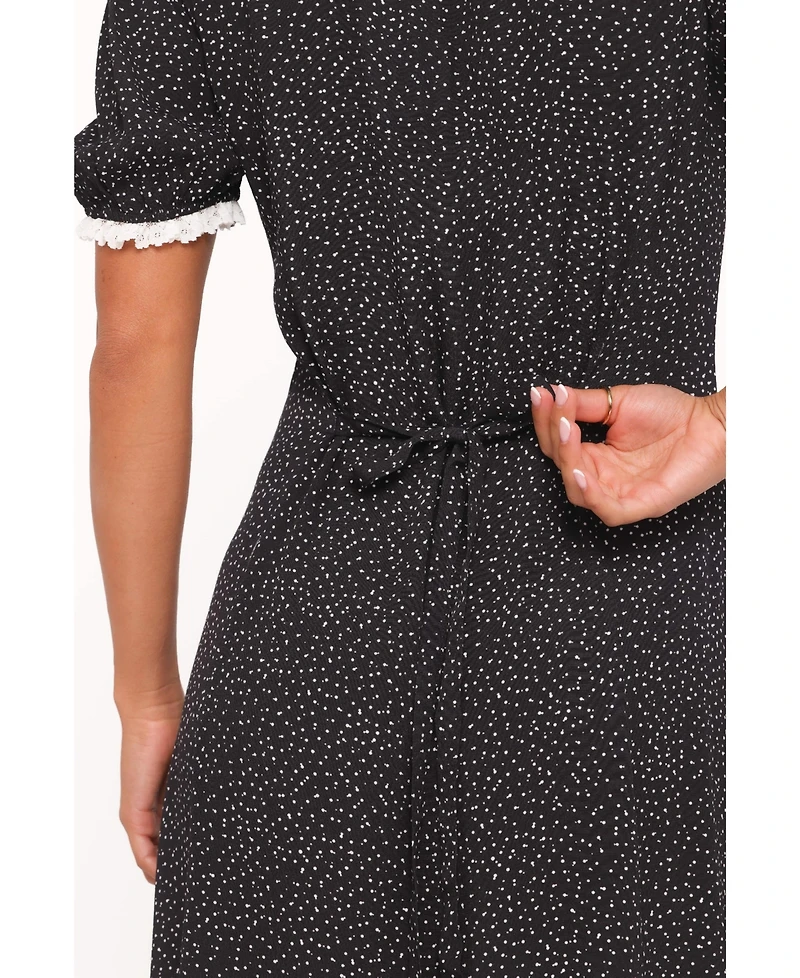 Petal and Pup Women's Francine Lace A-Line Sweetheart-Neck Midi Dress