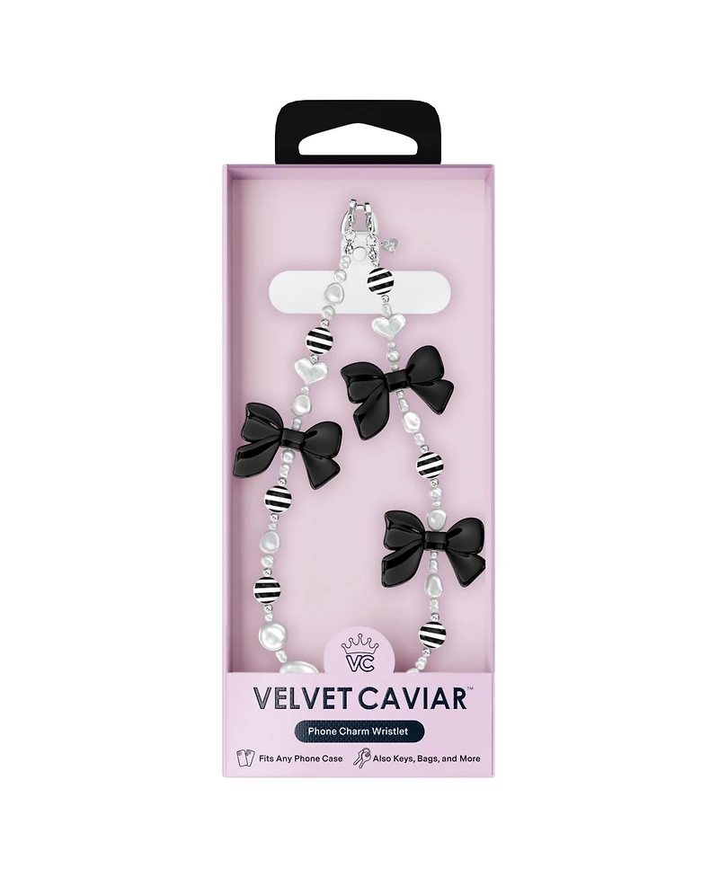 Velvet Caviar Beaded Security Loop Phone Charm for iPhone