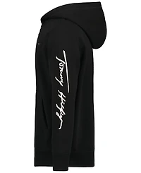 Tommy Hilfiger Boys' 4-20 Signature Full Zip Kangaroo Pockets Cotton-Polyester Blend Hoodie
