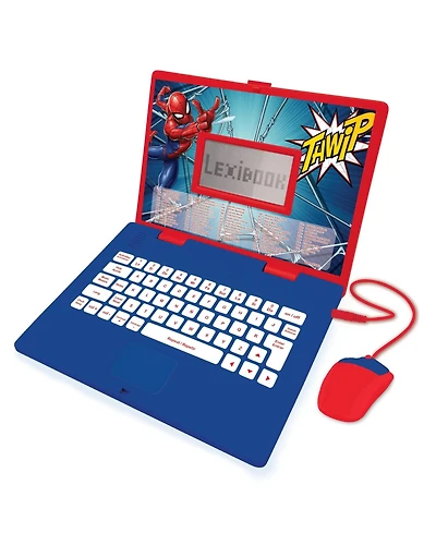 Spiderman Bilingual Laptop Spanish/English 124 Activities Educational Laptop, Ages 4+