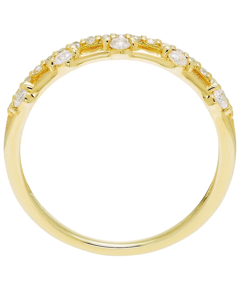 Macy's Diamond Band Ring (1/4 ct. t.w.) in 14k Yellow Gold