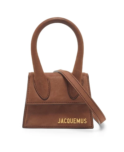 Pre-Owned Jacquemus Le Chiquito Mini Nubuck Leather Top Handle Bag
