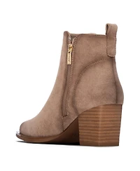 Xti Women's Block Heel Suede Ankle Booties