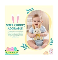 Sperric Easter Baby Plush Bunny with Bow, Cuddly Easter Plush Bunny Sensory Easter Toy for Newborns and Infants, 13" Soft, Easter Gift Toys