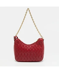 Pre-Owned Miu Miu Women's Matelasse Nappa Leather Shoulder Bag