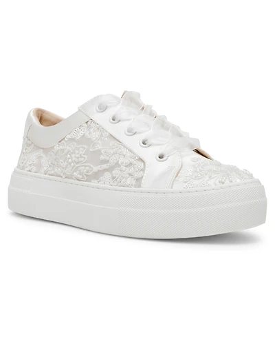 Betsey Johnson Women's Theaa Fashion Lace-Up Sneakers