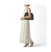 Pre-Owned Prada Women's Tessuto Nylon and Leather Drawstring Tote Bag