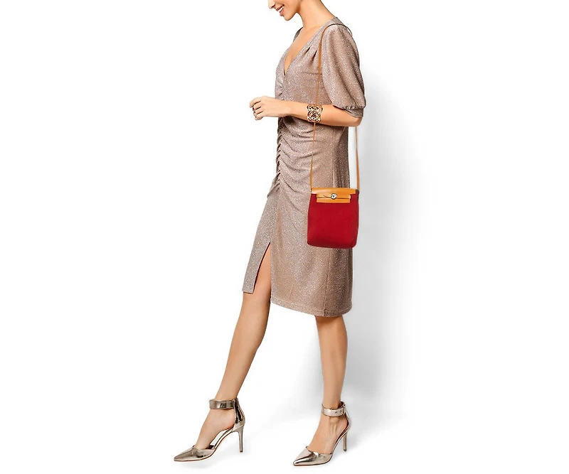 Pre-Owned Hermes Women's Kelly Moove Swift Leather Crossbody Bag
