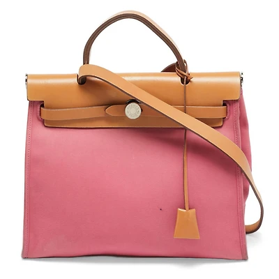 Pre-Owned Hermes Saut Women's Barenia Leather Shoulder Bag