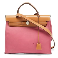 Pre-Owned Hermes Saut Women's Barenia Leather Shoulder Bag