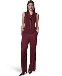 Donna Karan New York Women's Sleeveless Tie-Neck Blouse