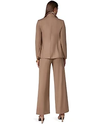 Donna Karan New York Women's Asymmetrical Zip Shoulder-Padded Blazer
