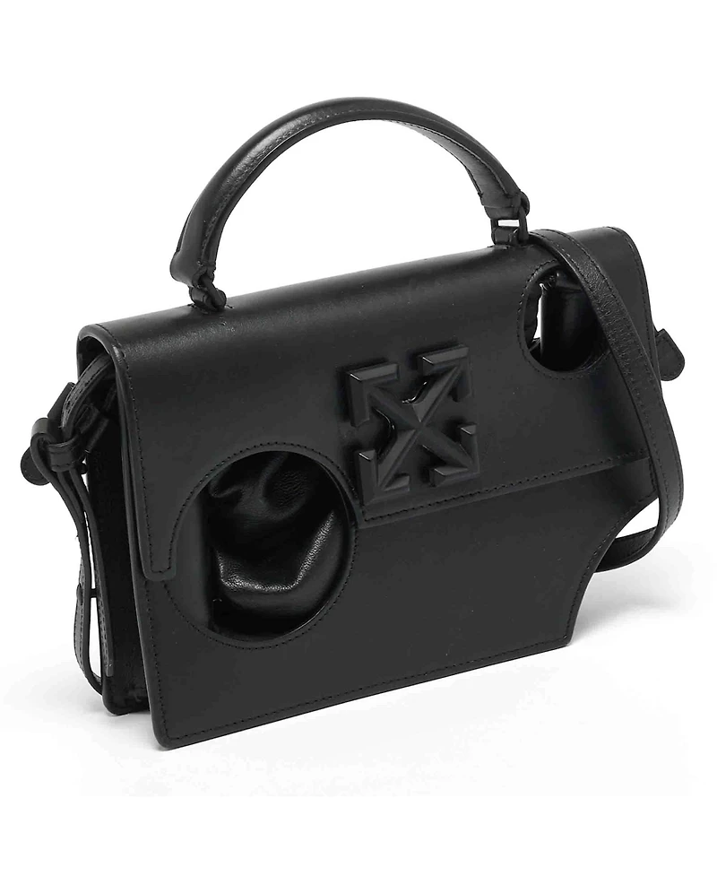 Pre-Owned Off-White Women's Jitney 1.4 Leather Top Handle Satchel