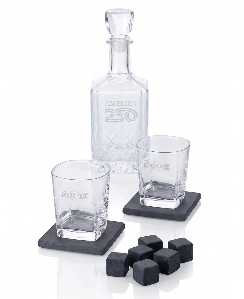 Legacy America250 Whiskey Decanter Gift Set, 12-Piece