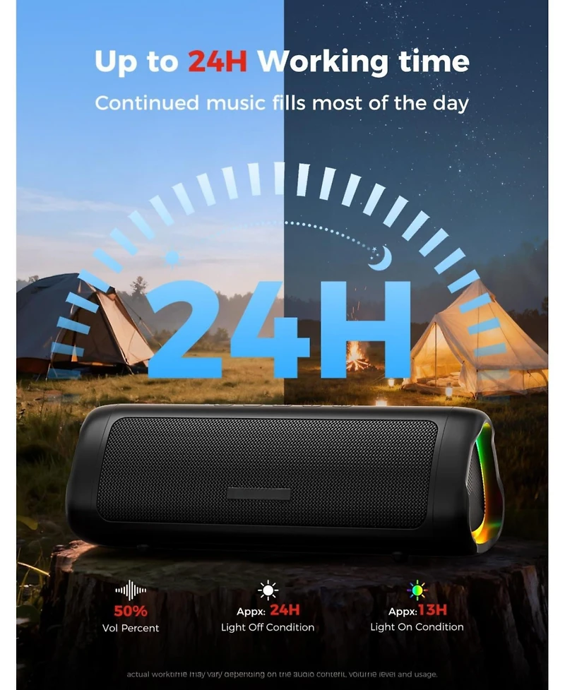 Lofree 20W Wireless Water-Resistant 24-Hour Battery Life Speaker