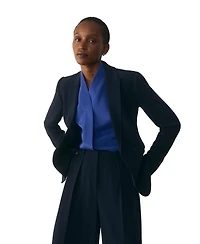 The Fold Women's Bowery Stretch Silk Blouse