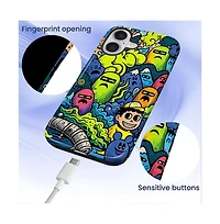 Lisen Phone Case Compatible with Apple iPhone 16 Plus, 2-Layer Durable