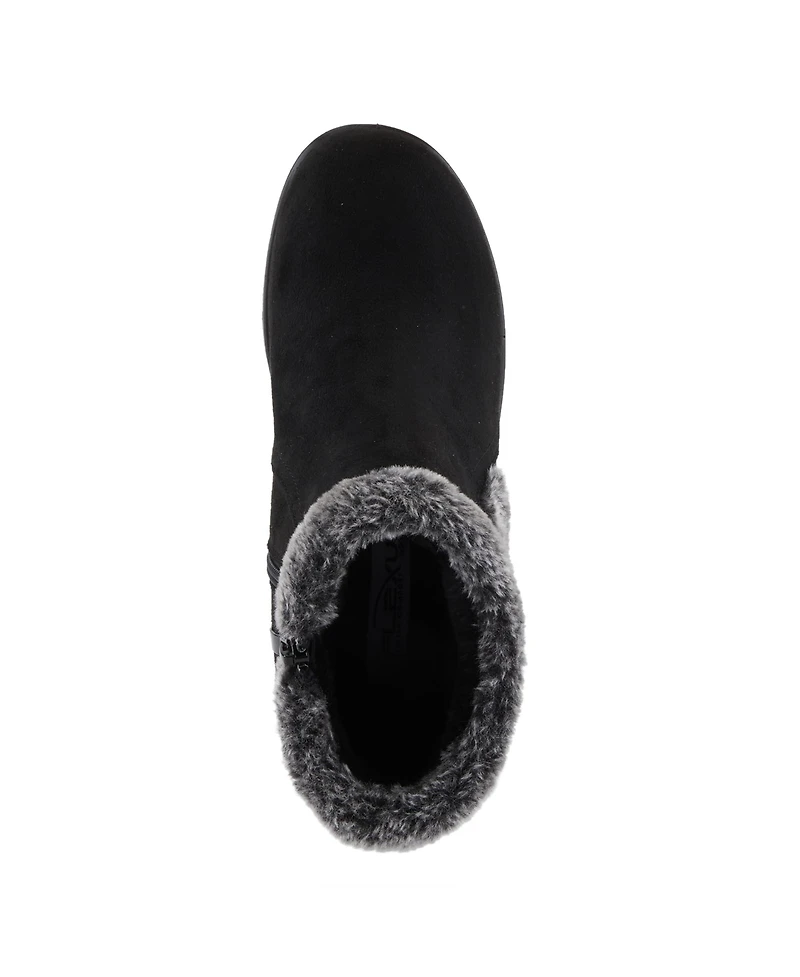 Flexus Santuzza Women's Booties with Faux Fur Lining