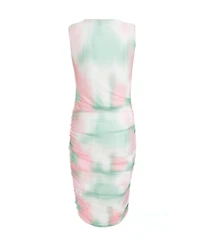Quiz Women's Mesh Ruched Mini Dress