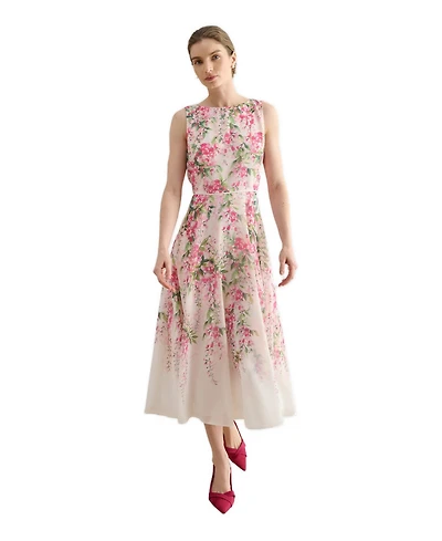 Hobbs London Carly Fit Flare Midi Dress
