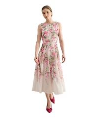 Hobbs London Carly Fit Flare Midi Dress