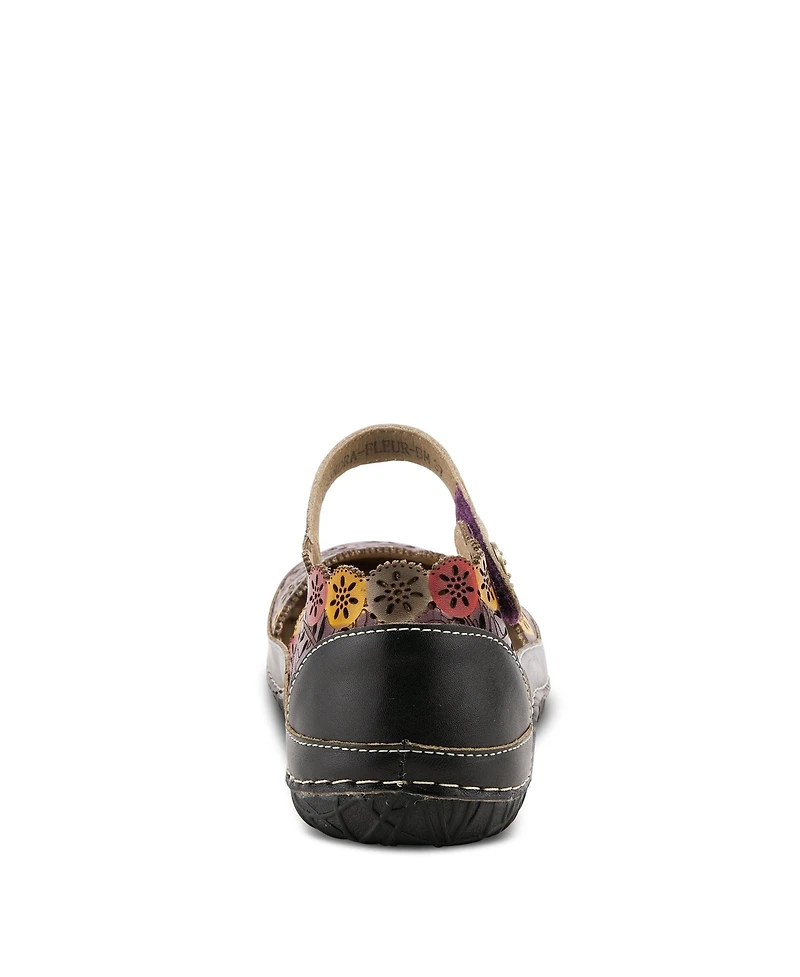 L'Artiste Women's Spring Step Kysandra-fleur Mary Jane with Adjustable Strap