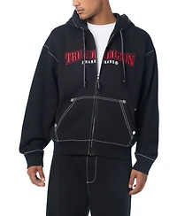 True Religion Men's Big T Boxy Graphic Hoodie