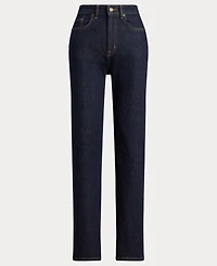 Lauren Ralph Women's High-Rise Straight-Leg Jeans