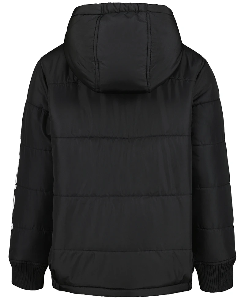 Nautica Boys' 8-20 Heavy-Quilted Hooded Puffer Jacket