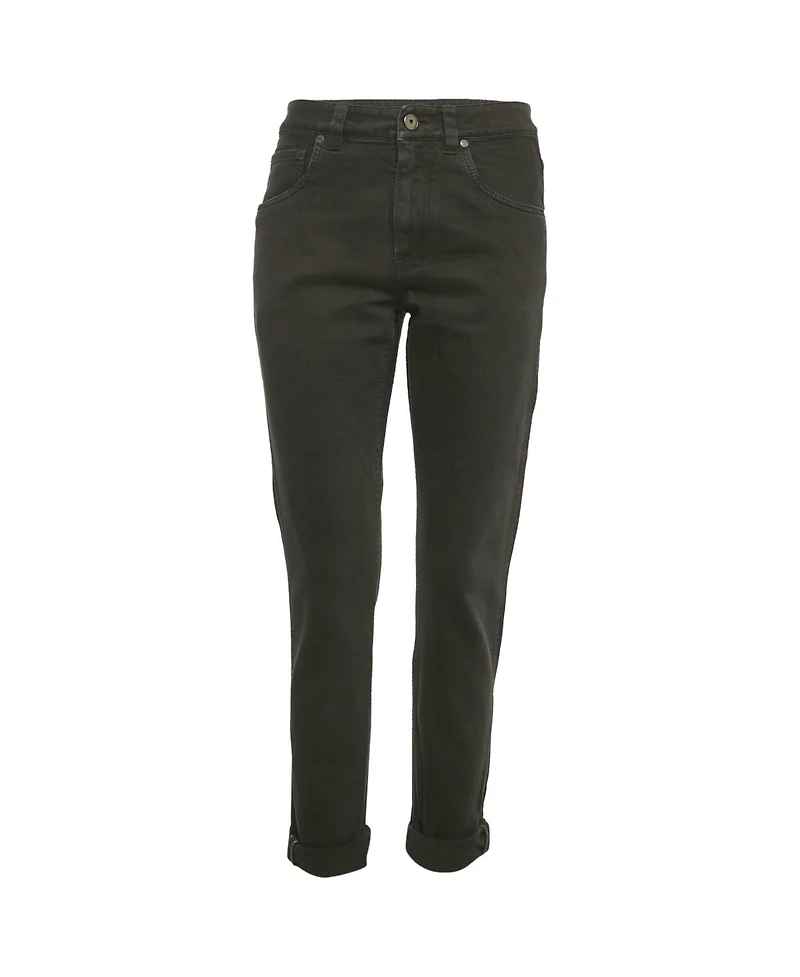 Pre-Owned Brunello Cucinelli Women's Straight-Leg Mid-Rise Denim Jeans