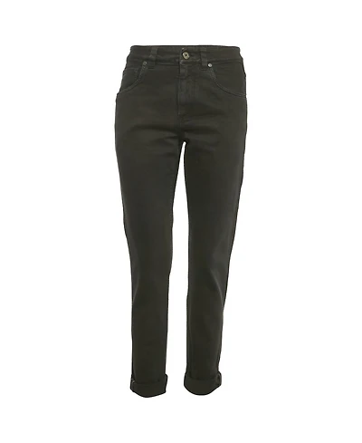 Pre-Owned Brunello Cucinelli Women's Straight-Leg Mid-Rise Denim Jeans