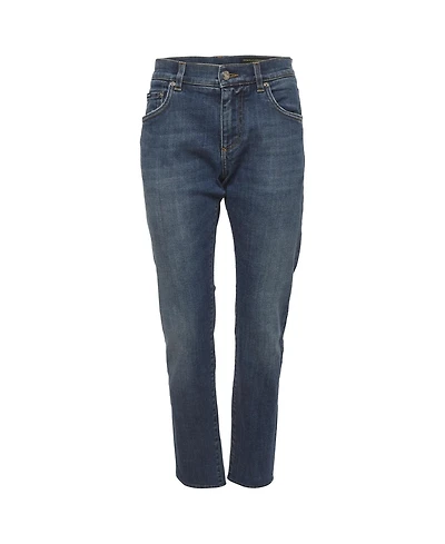 Pre-Owned Dolce & Gabbana Women's Straight-Leg Mid-Rise Slim-Fit Jeans